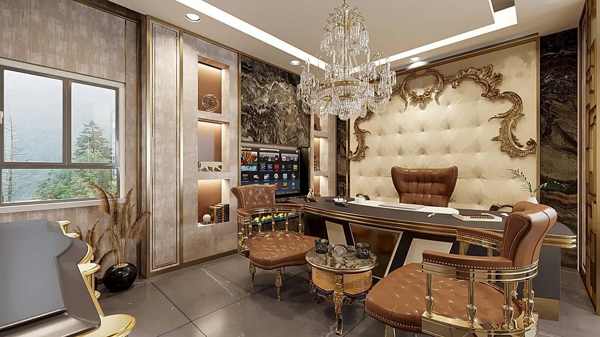 Ofis Dekorasyonu Golden Park Projesi