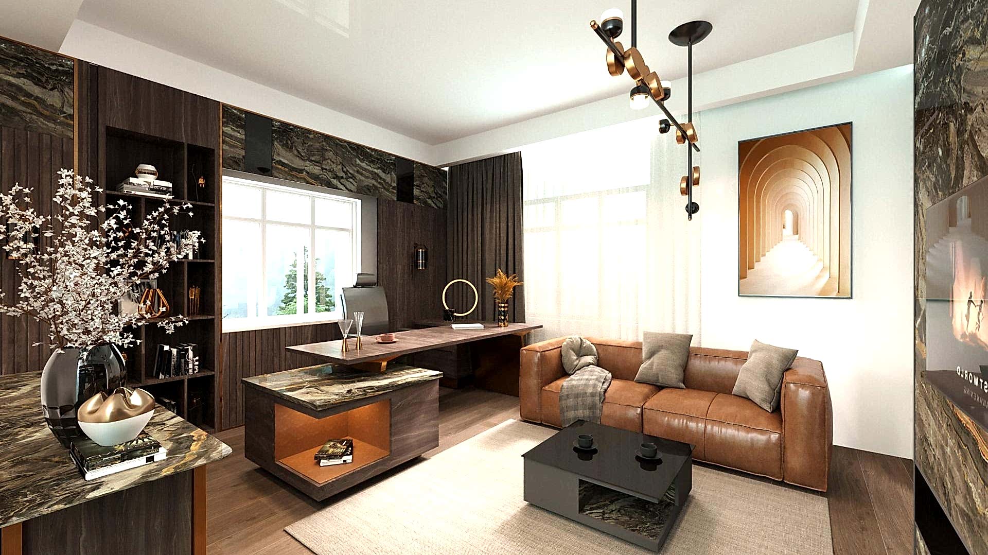 Ofis Dekorasyonu Qatar Projesi